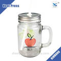 2016 Xinhong New Arrival Sublimation Custom Glass Mason Jars